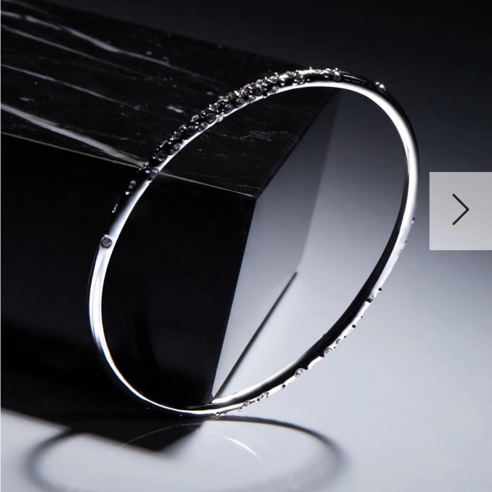Karen Millen - Hand Set European Crystal Sprinkle Bangle